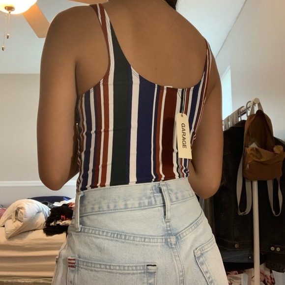 Striped Bodysuit - Picture 2 of 6